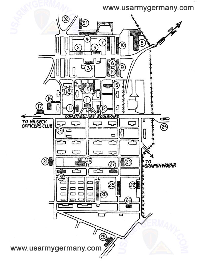 USAREUR Installation Maps Rose Bks 2003